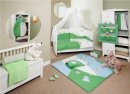 Комплект в детскую кроватку Feretti Dogs Prestige Green