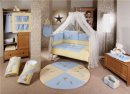 Комплект в детскую кроватку Feretti Giraffe Prestige Blue
