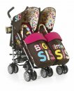 Облегченная прогулочная коляска для двойни Cosatto Supa Dupa Big Sis Little Sis