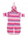 Флисовый комбинезон Buggysnuggle BSnug Pink Stripe Fleece